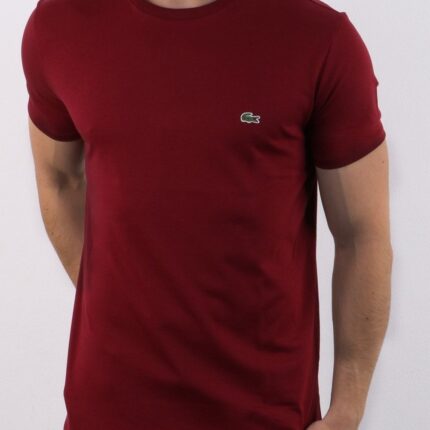 Lacoste Crocodile T-Shirt - Maroon