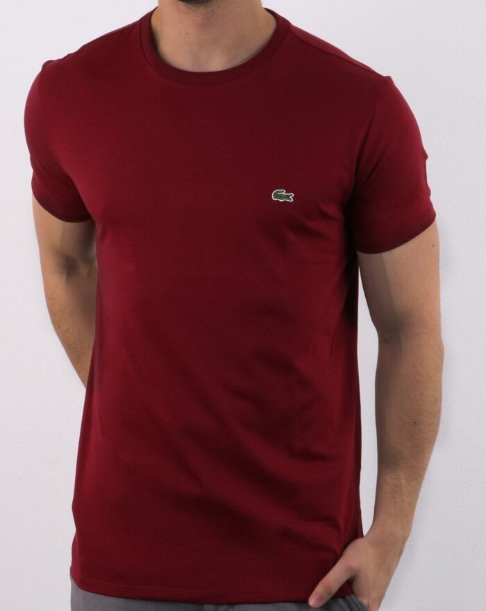 Lacoste Crocodile T-Shirt - Maroon