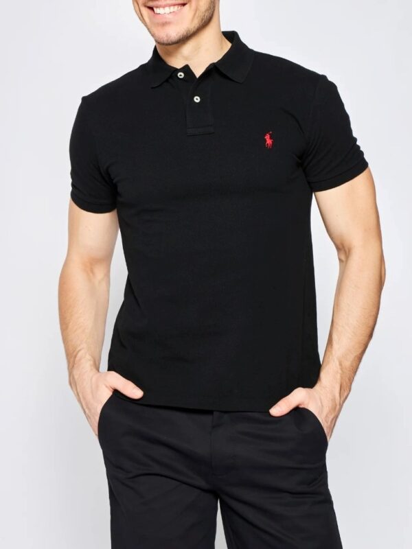 Ralph Lauren Small Pony Polo Shirt Black