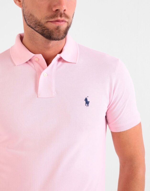 Polo Ralph Lauren Small Pony Polo Shirt- Pink