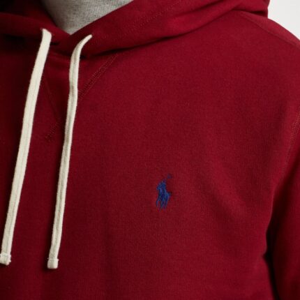 Ralph Lauren Embroidered Logo Hoodie - Maroon