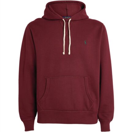 Ralph Lauren Embroidered Logo Hoodie - Maroon