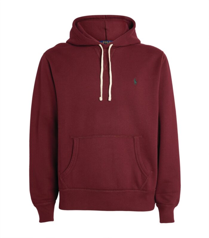 Ralph Lauren Embroidered Logo Hoodie - Maroon