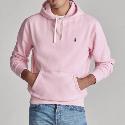 Ralph Lauren Embroidered Logo Hoodie - Pink