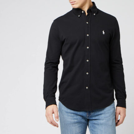 Ralph Lauren Oxford Cotton Shirt - Deep Black