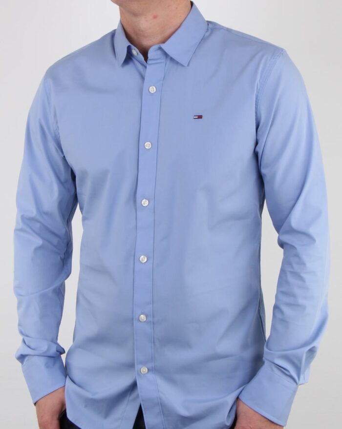 Tommy Hilfiger Oxford Cotton Shirt - Sky Blue