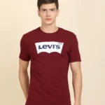 levis tshirt Maroon