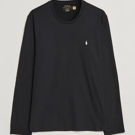 Polo Ralph Lauren CLASSIC FIT JERSEY LONG SLEEVE T SHIRT - Long sleeved top - Black
