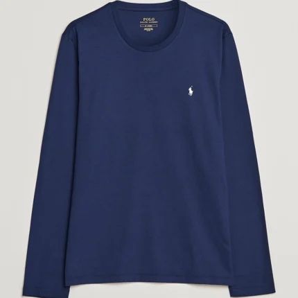 Polo Ralph Lauren CLASSIC FIT JERSEY LONG SLEEVE T SHIRT - Long sleeved top - Navy blue