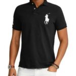 Polo Ralph Lauren Custom Fit Big Pony Polo BLACK