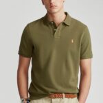 Polo Ralph Lauren THE ICONIC MESH POLO SHIRT - Polo shirt -olive