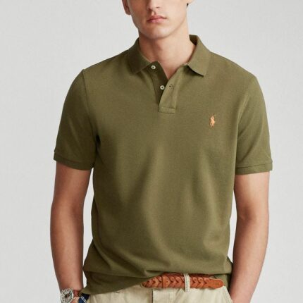 Polo Ralph Lauren THE ICONIC MESH POLO SHIRT - Polo shirt -olive