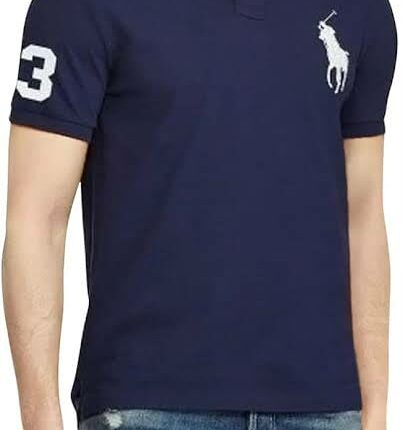Polo Ralph Lauren Custom Fit Big Pony Polo NAVY BLUE
