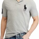 Polo Ralph Lauren Custom Fit Big Pony Polo ASH