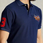 Polo Ralph Lauren CUSTOM SLIM FIT TRIPLE PONY POLO SHIRT - Polo shirt - NAVY BLUE