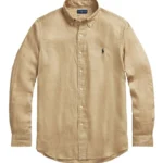 Polo Ralph Lauren SLIM FIT OXFORD SHIRT - Shirt -Beige