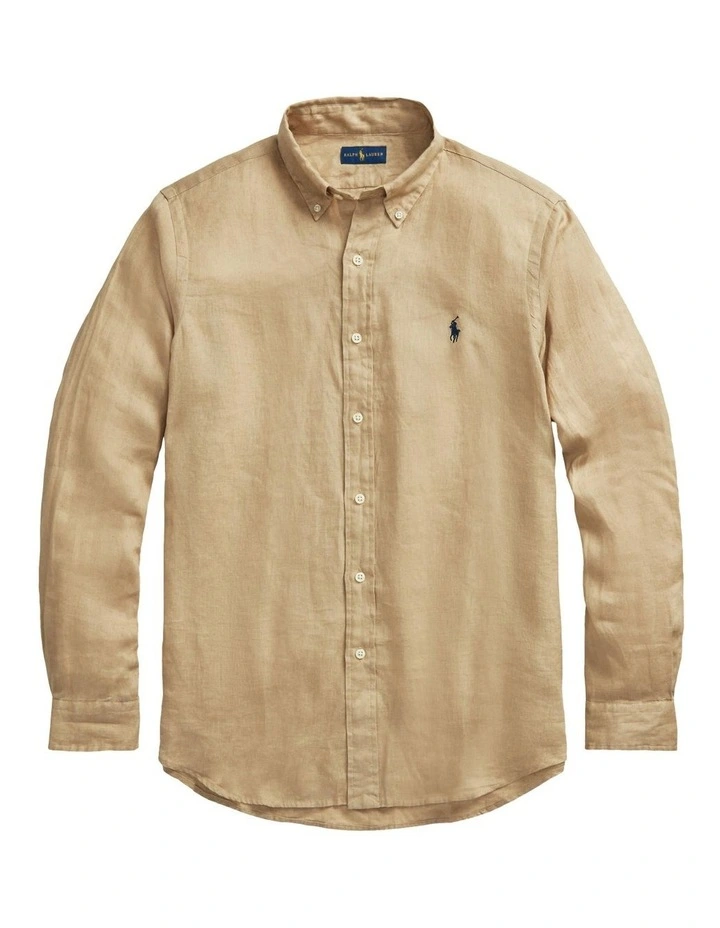 Polo Ralph Lauren SLIM FIT OXFORD SHIRT - Shirt - Beige