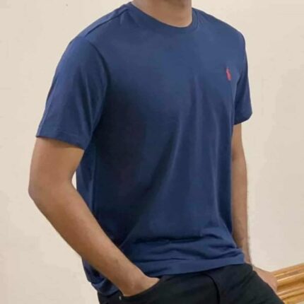 Polo Ralph Lauren CUSTOM SLIM FIT CREWNECK T-SHIRT - Basic T-shirt -NAVY BLUE