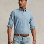 Classic Fit Light Blue Denim Shirt