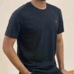 Polo Ralph Lauren CUSTOM SLIM FIT CREWNECK T-SHIRT - Basic T-shirt - black