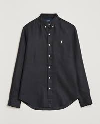 Polo Ralph Lauren SLIM FIT OXFORD SHIRT - Shirt -Black