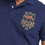 Polo Ralph Lauren CUSTOM SLIM FIT TRIPLE PONY SPORTSMAN POLO SHIRT – NAVY BLUE