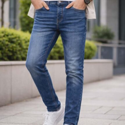 Polo Ralph Lauren CUSTOM FIT JEANS – Straight leg jeans -MID BLUE