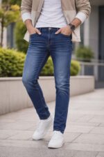 Polo Ralph Lauren  CUSTOM FIT JEANS - Straight leg jeans -DIP BLUE