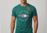 Tommy Hilfiger CORE LOGO TEE – Print T-shirt – Green