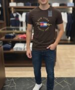 Tommy Hilfiger CORE LOGO TEE – Print T-shirt – Brown