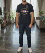 Tommy Hilfiger CORE LOGO TEE – Print T-shirt – Black