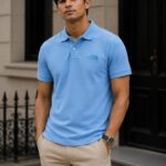 The North Face PREMIUM FIT – Polo shirt – Sky blue